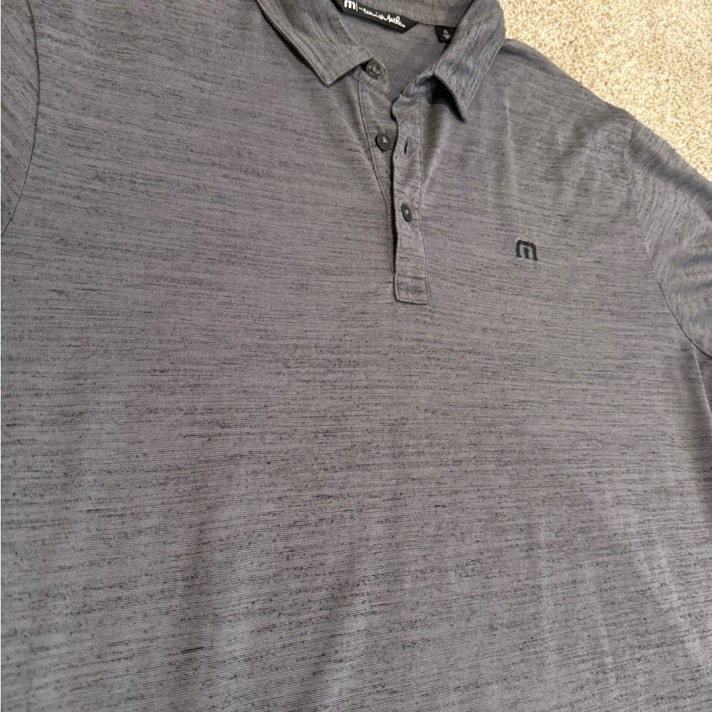 Travis Mathew Gray Polo Shirt